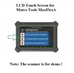 LCD Touch Screen Digitizer Replacement for Matco MaxFlexA